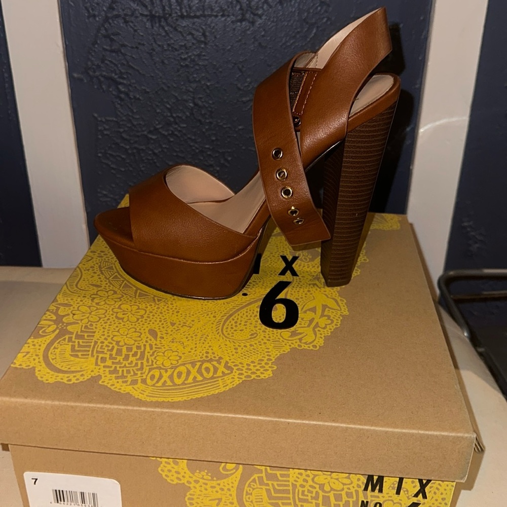 Brown heels